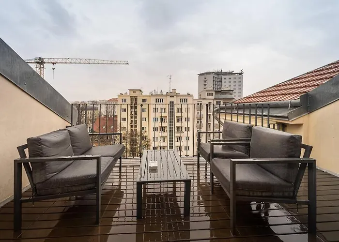 Luxusni S Terasou V Centru